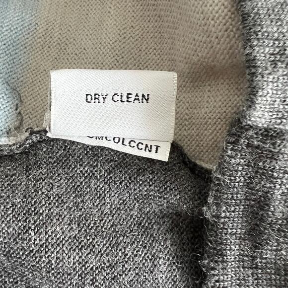 Murano Merino Wool Long Sleeve Pullover Sweater Men's Size XL Gray/Blue/Beige - Picture 5 of 6